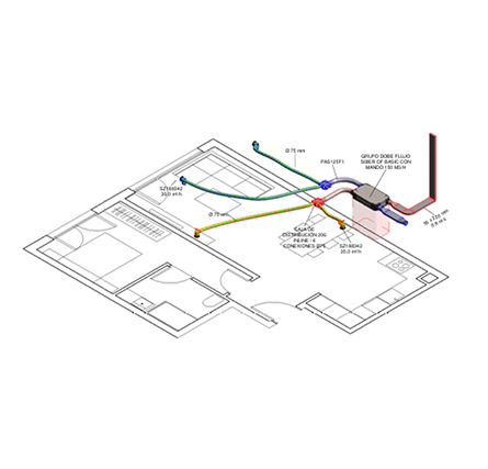 DF BASIC Red Pure Air Termoplástico&nbsp;1x1