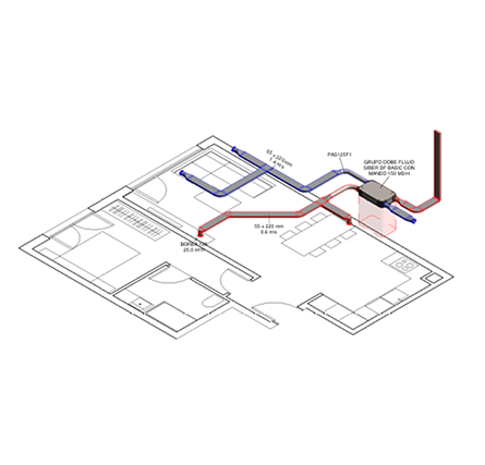 DF BASIC Red Termoplástico + Termoplástico&nbsp;1x1