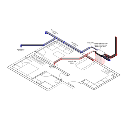 DF EVO Red Térmoplastico + Termoplástico&nbsp;1x1