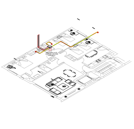 SIBER ECO AUTO Red Pure Air Termoplástico 3x2