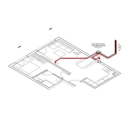 SIBER ECO AUTO Red Termoplástico + Termoplástico 1x1