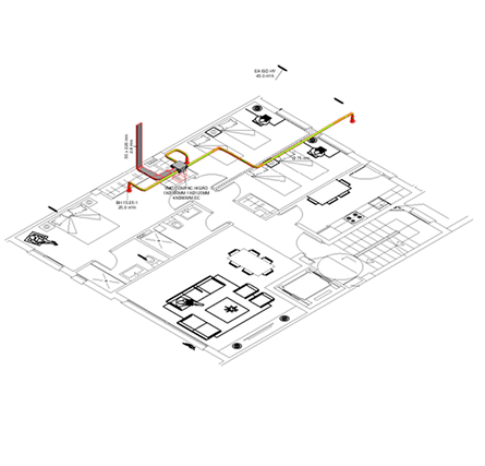 SIBER ECO HIGRO Red Pure Air Termoplástico 3x2